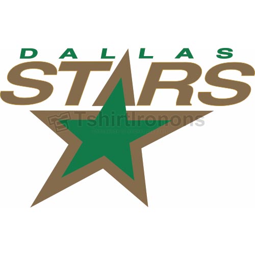 Dallas Stars T-shirts Iron On Transfers N133 - Click Image to Close